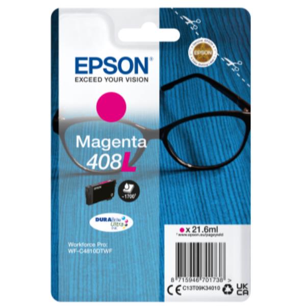 Epson Wf 4810 Magenta 408l Durabrite Ultra